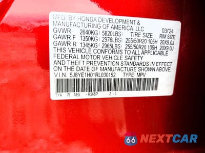 Zdjęcie 13 z 13 samochodu: 2024 ACURA MDX A-SPEC VIN:5J8YE1H01RL030152 - miniatura
