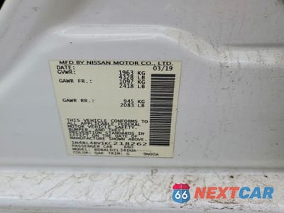 Zdjęcie 12 z 12 samochodu: 2019 NISSAN ALTIMA 2.5 S VIN:1N4BL4BV1KC218262 - miniatura
