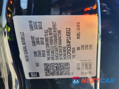 Zdjęcie 12 z 12 samochodu: 2023 CHEVROLET COLORADO LT VIN:1GCPSCEK4P1145812 - miniatura
