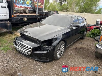 Drugie zdjęcie samochodu z przodu: 2015 HYUNDAI GENESIS 3.8L VIN:KMHGN4JE0FU093486 - miniatura