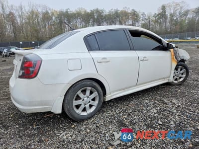 Trzecie zdjęcie samochodu z tyłu: 2011 NISSAN SENTRA 2.0 VIN:3N1AB6AP2BL666234 - miniatura