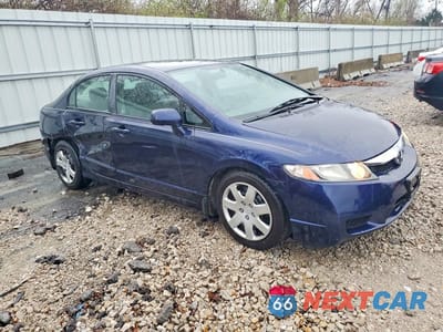 Czwarte zdjęcie samochodu z boku: 2010 HONDA CIVIC LX VIN:19XFA1F5XAE048551 - miniatura