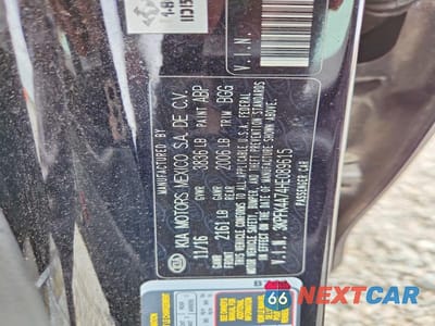 Zdjęcie 12 z 12 samochodu: 2017 KIA FORTE LX VIN:3KPFK4A74HE089615 - miniatura