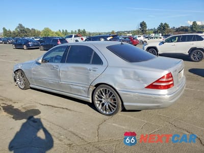 Drugie zdjęcie samochodu z przodu: 2002 MERCEDES-BENZ S 500 VIN:WDBNG75J22A285145 - miniatura