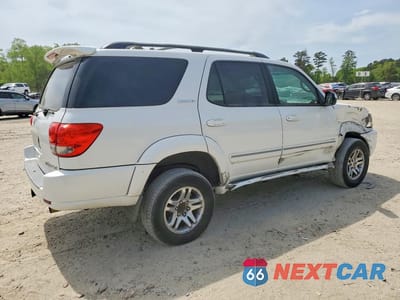 Trzecie zdjęcie samochodu z tyłu: 2007 TOYOTA SEQUOIA LIMITED VIN:5TDBT48A47S282090 - miniatura