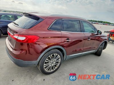 Trzecie zdjęcie samochodu z tyłu: 2016 LINCOLN MKX RESERVE VIN:2LMTJ6LR3GBL54028 - miniatura