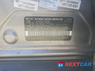 Zdjęcie 14 z 14 samochodu: 2020 MITSUBISHI OUTLANDER SPORT SE VIN:JA4AP4AU5LU024259 - miniatura