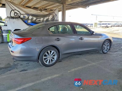 Trzecie zdjęcie samochodu z tyłu: 2017 INFINITI Q50 2.0T VIN:JN1CV7AP6HM642166 - miniatura
