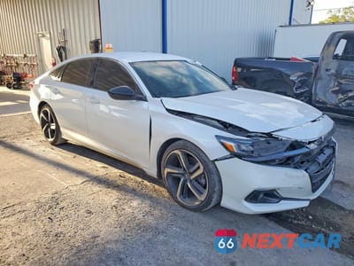 Czwarte zdjęcie samochodu z boku: 2022 HONDA ACCORD SPORT VIN:1HGCV1F37NA007911 - miniatura