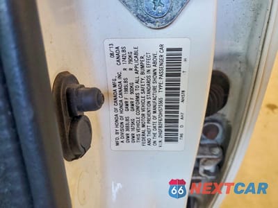 Zdjęcie 12 z 12 samochodu: 2013 HONDA CIVIC HF VIN:2HGFB2F67DH575565 - miniatura