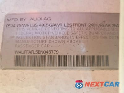 Zdjęcie 12 z 12 samochodu: 2014 AUDI A4 PREMIUM PLUS VIN:WAUFFAFL5EN045779 - miniatura