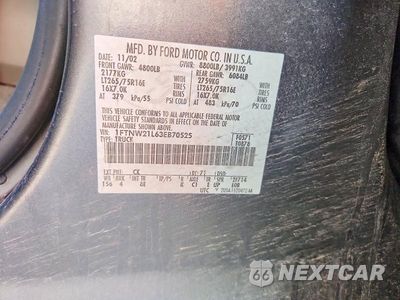 Zdjęcie 12 z 12 samochodu: 2003 FORD F250 SUPER DUTY VIN:1FTNW21L63EB70525 - miniatura