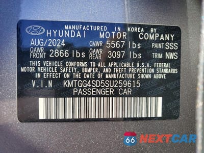 Zdjęcie 13 z 13 samochodu: 2025 GENESIS G80 3.5T SPORT PRESTIGE VIN:KMTGG4SD5SU259615 - miniatura