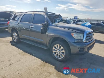 Czwarte zdjęcie samochodu z boku: 2016 TOYOTA SEQUOIA PLATINUM VIN:5TDDW5G1XGS144383 - miniatura