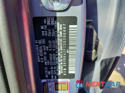 Zdjęcie 13 z 13 samochodu: 2025 KIA SORENTO SX VIN:5XYRK4JF1SG396447 - miniatura