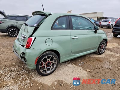 Trzecie zdjęcie samochodu z tyłu: 2012 FIAT 500 SPORT VIN:3C3CFFBRXCT358227 - miniatura