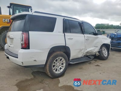 Trzecie zdjęcie samochodu z tyłu: 2019 GMC YUKON SLT VIN:1GKS2BKC0KR323750 - miniatura