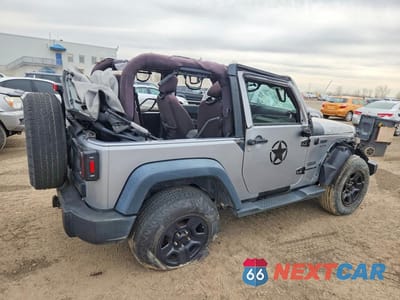 Trzecie zdjęcie samochodu z tyłu: 2015 JEEP WRANGLER SPORT VIN:1C4AJWAG1FL632979 - miniatura
