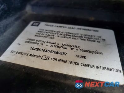 Zdjęcie 12 z 12 samochodu: 2004 CHEVROLET SILVERADO C1500 VIN:1GCEC19X54Z269387 - miniatura