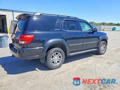 Trzecie zdjęcie samochodu z tyłu: 2007 TOYOTA SEQUOIA LIMITED VIN:5TDBT48A47S284762 - miniatura