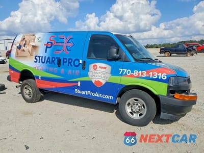 Czwarte zdjęcie samochodu z boku: 2024 CHEVROLET EXPRESS 2500 CARGO DELIVERY VAN VIN:1GCWGAFP0R1289372 - miniatura