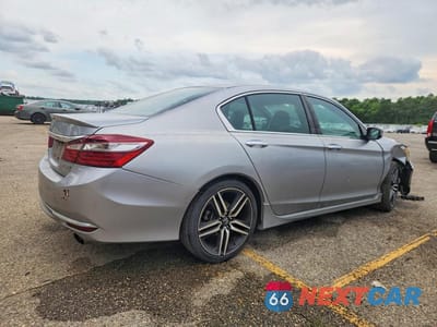 Trzecie zdjęcie samochodu z tyłu: 2017 HONDA ACCORD SPORT VIN:1HGCR2F51HA270508 - miniatura