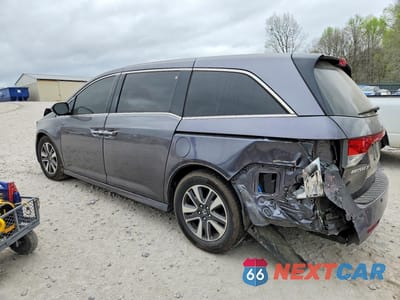 Drugie zdjęcie samochodu z przodu: 2015 HONDA ODYSSEY TOURING VIN:5FNRL5H96FB099058 - miniatura