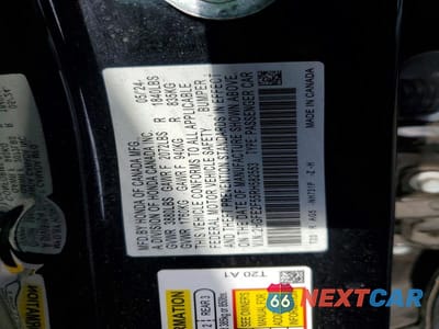 Zdjęcie 12 z 12 samochodu: 2024 HONDA CIVIC SPORT VIN:2HGFE2F55RH582553 - miniatura