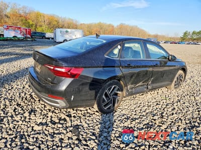 Trzecie zdjęcie samochodu z tyłu: 2022 VOLKSWAGEN JETTA SEL VIN:3VWGM7BUXNM026148 - miniatura
