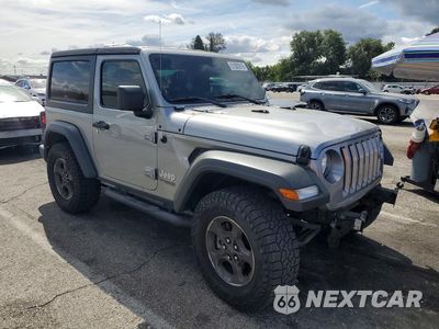 Czwarte zdjęcie samochodu z boku: 2019 JEEP WRANGLER SPORT VIN:1C4GJXAG1KW518912 - miniatura