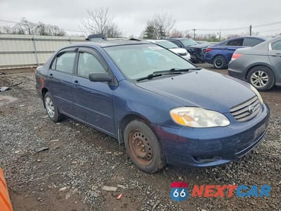Czwarte zdjęcie samochodu z boku: 2003 TOYOTA COROLLA LE VIN:2T1BR32E83C081350 - miniatura