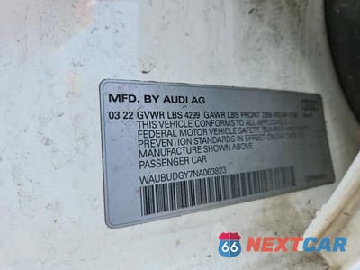 Zdjęcie 12 z 12 samochodu: 2022 AUDI A3 PREMIUM PLUS VIN:WAUBUDGY7NA063823 - miniatura