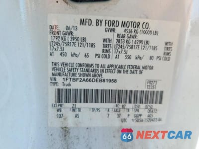 Zdjęcie 12 z 12 samochodu: 2013 FORD F-250 SD * R&D * CLN TITLE * PRI FLEET * VIN:1FTBF2A66DEB81958 - miniatura