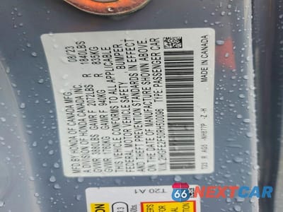 Zdjęcie 12 z 12 samochodu: 2024 HONDA CIVIC VIN:2HGFE2F50RH500096 - miniatura