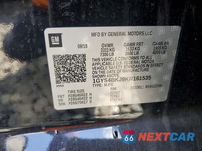 Zdjęcie 14 z 14 samochodu: 2019 CADILLAC ESCALADE LUXURY VIN:1GYS4BKJ9KR161535 - miniatura