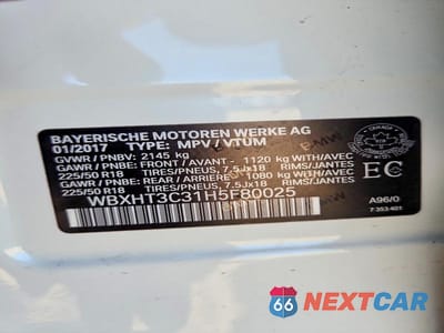 Zdjęcie 13 z 13 samochodu: 2017 BMW X1 XDRIVE28I VIN:WBXHT3C31H5F80025 - miniatura