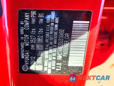 Zdjęcie 12 z 12 samochodu: 2013 HYUNDAI ACCENT GLS VIN:KMHCT4AE3DU316492 - miniatura