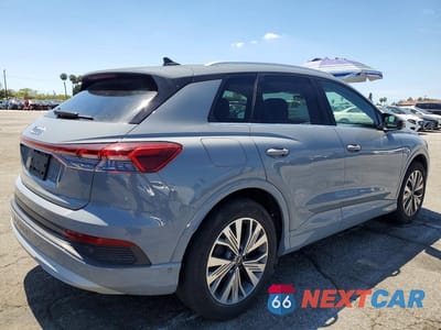 Trzecie zdjęcie samochodu z tyłu: 2024 AUDI Q4 E-TRON PREMIUM PLUS VIN:WA1BCBFZ7RP029575 - miniatura