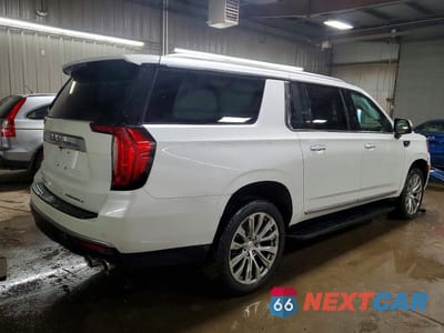 Trzecie zdjęcie samochodu z tyłu: 2022 GMC YUKON XL DENALI VIN:1GKS2JKLXNR240583 - miniatura
