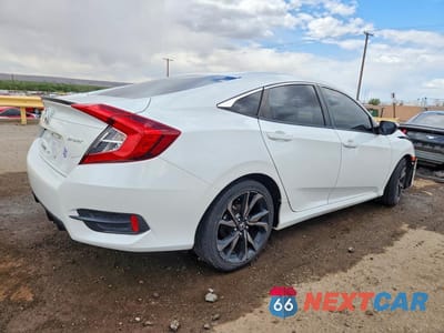 Trzecie zdjęcie samochodu z tyłu: 2020 HONDA CIVIC SPORT VIN:19XFC2F87LE010000 - miniatura