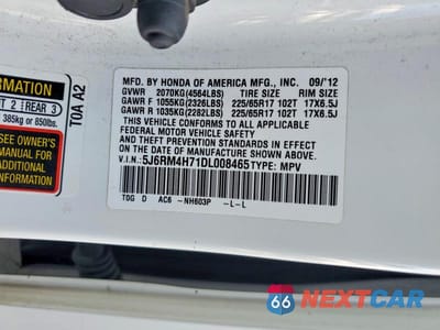 Zdjęcie 14 z 14 samochodu: 2013 HONDA CR-V EXL VIN:5J6RM4H71DL008465 - miniatura