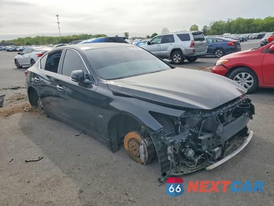 Czwarte zdjęcie samochodu z boku: 2019 INFINITI Q50 LUXE VIN:JN1EV7AR7KM590113 - miniatura