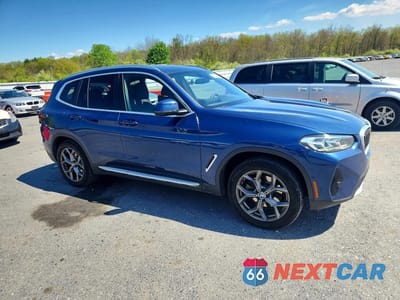Czwarte zdjęcie samochodu z boku: 2024 BMW X3 XDRIVE30I VIN:5UX53DP00R9V73708 - miniatura