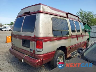 Trzecie zdjęcie samochodu z tyłu: 1999 FORD ECONOLINE E150 VAN VIN:1FDRE14W0XHB73084 - miniatura