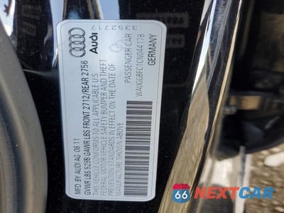 Zdjęcie 12 z 12 samochodu: 2012 AUDI A6 PREMIUM PLUS VIN:WAUGGBFC1CN044178 - miniatura