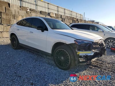 Czwarte zdjęcie samochodu z boku: 2024 MERCEDES-BENZ GLC COUPE 300 4MATIC VIN:W1NKJ4HB1RF115650 - miniatura