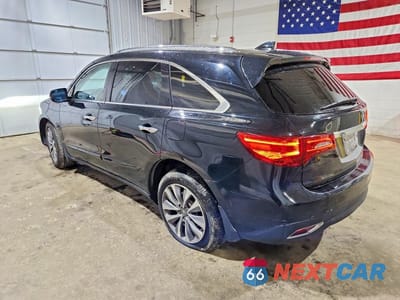 Drugie zdjęcie samochodu z przodu: 2014 ACURA MDX TECHNOLOGY VIN:5FRYD3H41EB001326 - miniatura