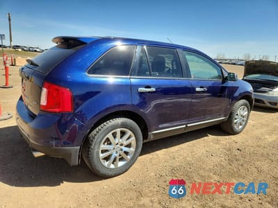 Trzecie zdjęcie samochodu z tyłu: 2011 FORD EDGE SEL VIN:2FMDK3JC0BBB39760 - miniatura