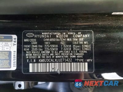 Zdjęcie 13 z 13 samochodu: 2020 HYUNDAI TUCSON LIMITED VIN:KM8J3CALXLU271422 - miniatura