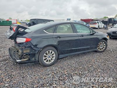 Trzecie zdjęcie samochodu z tyłu: 2016 FORD FUSION S VIN:3FA6P0G74GR185923 - miniatura